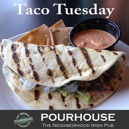 $2 Taco Tuesdays at Oh' Brian's Pourhouse
